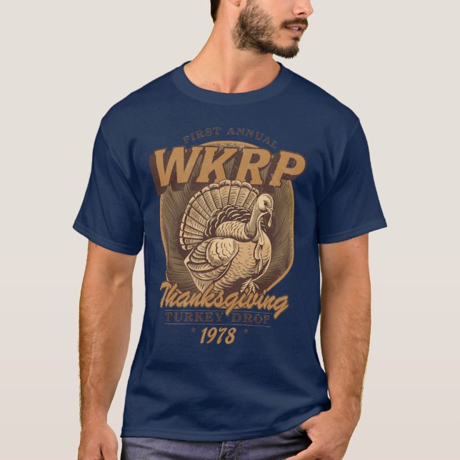 WKRPurkey Drop 1978 gift retro T-Shirt (Vorderseite)