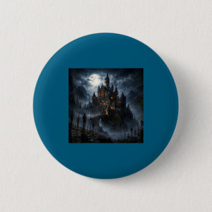 Wlad der Pfähler Dunkle mittelalterliche Burg Kuns Button