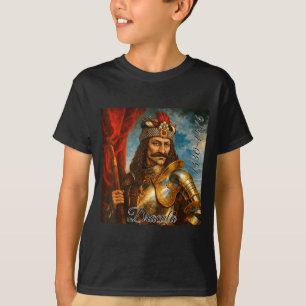 Wlad der Pfähler Mittelalterliches Porträt Dracula T-Shirt