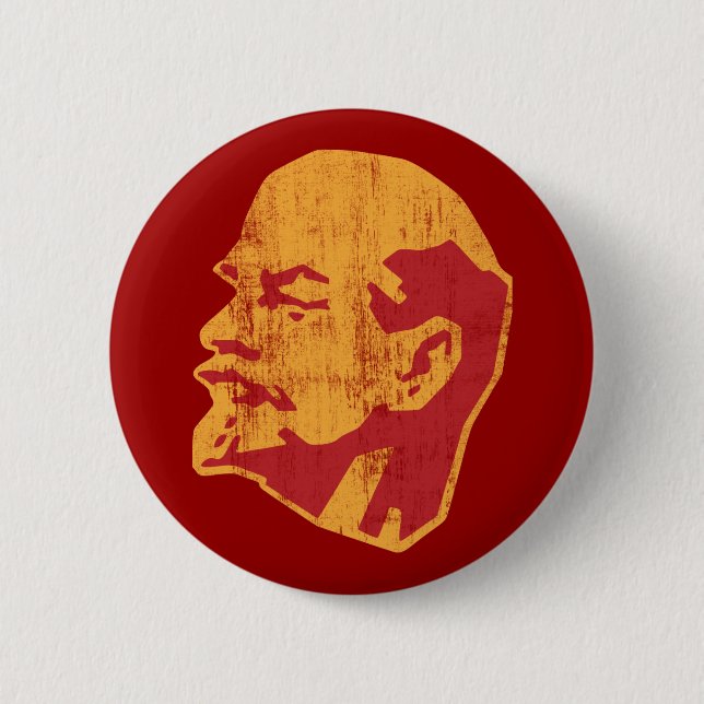 Wladimir Lenin cccp Porträt Button (Vorderseite)