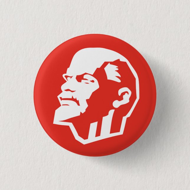 Wladimir Lenin Knopf Button (Vorderseite)