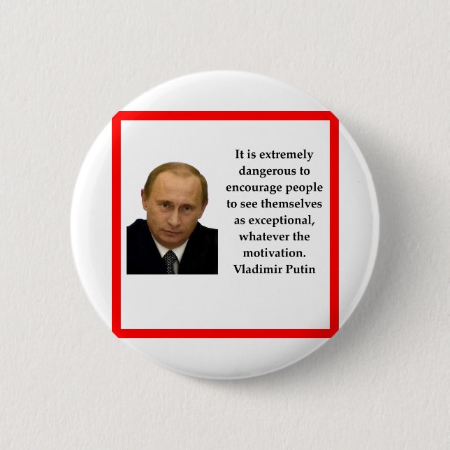 Wladimir Putin Button (Vorderseite)