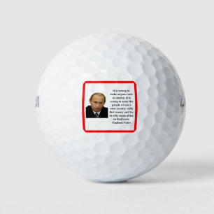 Wladimir Putin Golfball