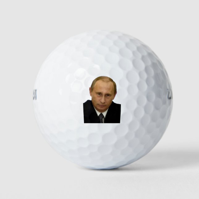 Wladimir Putin Golfball (Vorderseite)