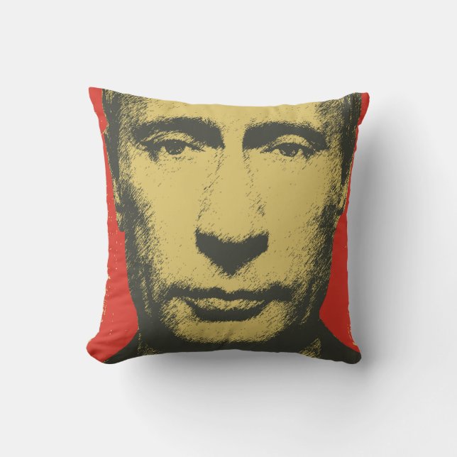 Wladimir Putin Kissen Für Draußen (Vorderseite)