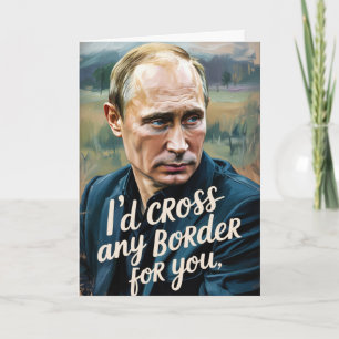 Wladimir Putin Lustige Politische Valentinstagskar Karte