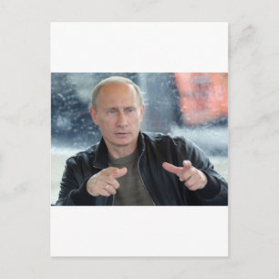 Wladimir Putin Postkarte