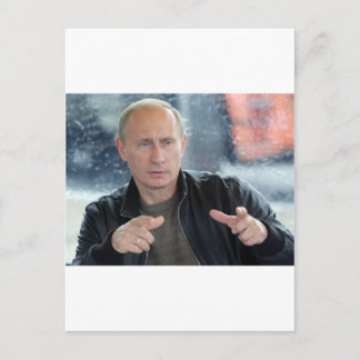 Wladimir Putin Postkarte