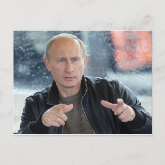 Wladimir Putin Postkarte