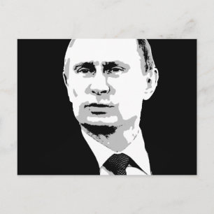 Wladimir Putin Postkarte