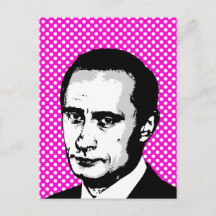Wladimir Putin Postkarte