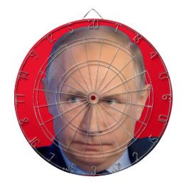 Wladimir Putin Präsident des russischen Dart Board Dartscheibe
