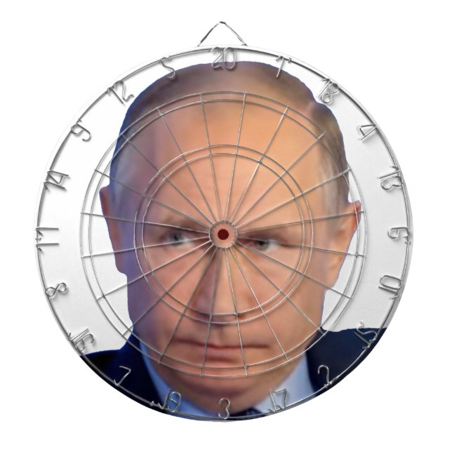 Wladimir Putin Präsident Russlands Dartscheibe (vorne)