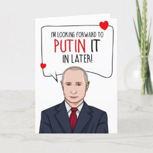 WLADIMIR PUTIN: Putin es später Karte