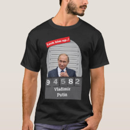 Wladimir Putin Satirisch Mugshot Fun lockt ihn auf T-Shirt