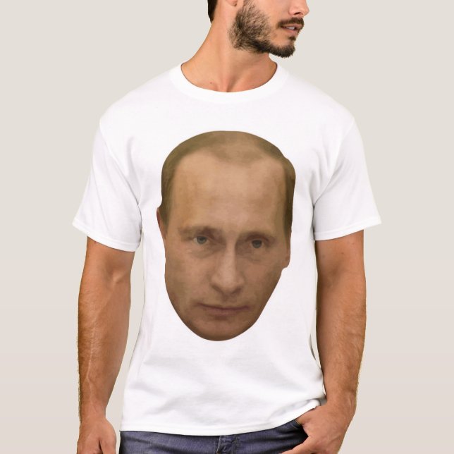 Wladimir Putin STELLEN gegenüber T-Shirt (Vorderseite)