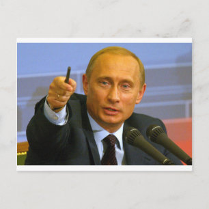 Wladimir Putin wants to give that man! Postkarte