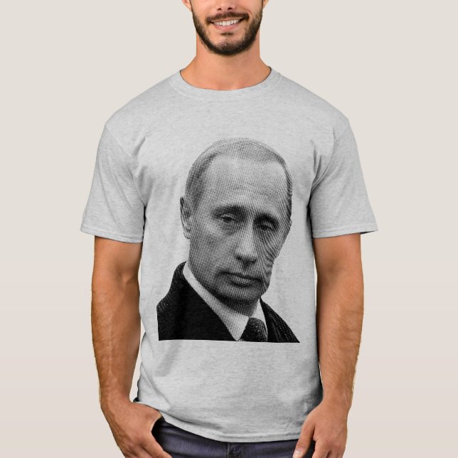 Wladimir Putin (Zeitungs-Druck) T-Shirt (Vorderseite)