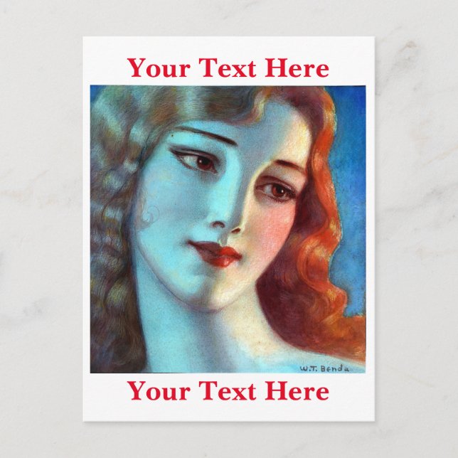 Wladyslaw Theodore Benda Feiertagspostkarte (Vorderseite)