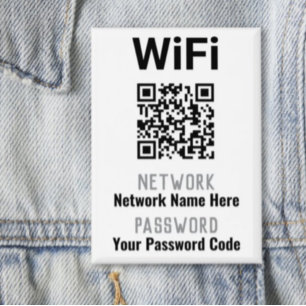 WLAN-Anleitung mit QR-Code. Personal Button