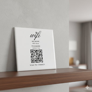 WLAN-Code-Wifi-Internet-Passwort-Weißer Magnet