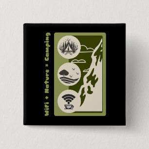 WLAN + Natur = Camping-Abenteuer Camping Button