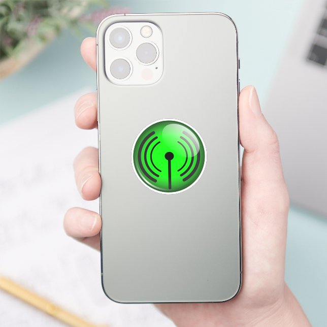 WLAN-Symbol Aufkleber (Telefon)
