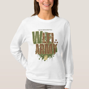 WLFI Army Camouflage Streetwear for Wealth Warrior T-Shirt