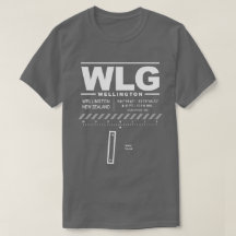 WLG T - Shirt Wellington Airport