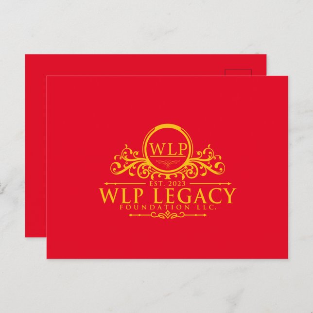 WLP Legacy Foundation LLC Postcard Postkarte (Vorne/Hinten)