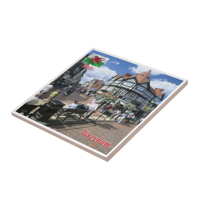 WLS009 WREXHAM, Wales, Fliese (Seite)