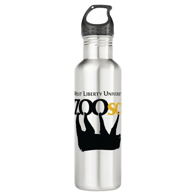 WLU Zoo Science Stainless Steel Water Bottle Edelstahlflasche (Vorderseite)