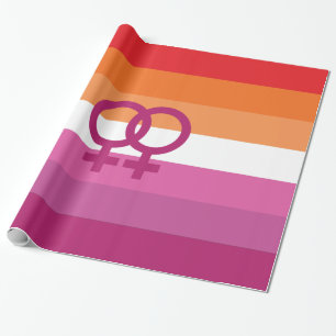 WLW-Lesbenstolzflagge Geschenkpapier