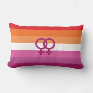 WLW-Lesbenstolzflagge Lendenkissen
