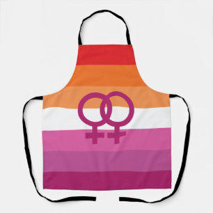 WLW-Lesbenstolzflagge Schürze