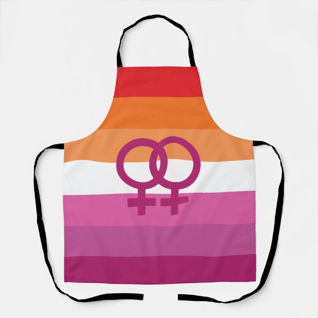WLW Lesbische Flagge Schürze (Vorderseite)
