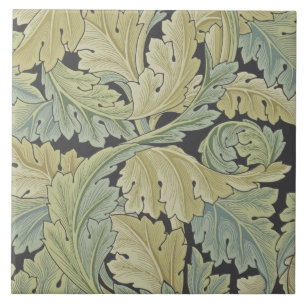 Wm Morris Acanthus Arts & Crafts Foliage Tile Fliese