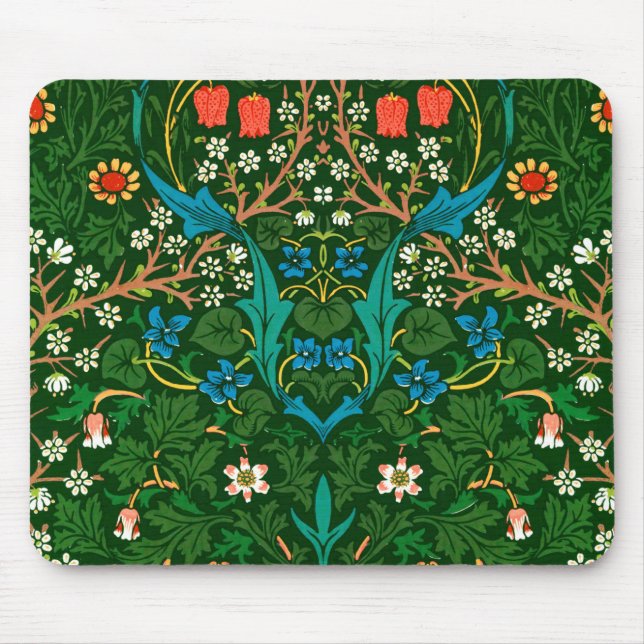 WM Morris Blackthorn Art Nouveau Pattern Mousepad (Vorne)