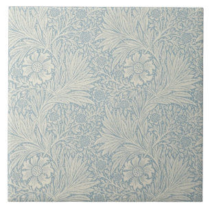 Wm Morris Blue Marigold Repro Kunst+Handwerk Tile Fliese