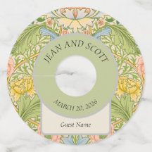 Wm Morris Myrtle Floral Art Nouveau Pastell