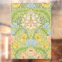 Wm Morris Myrtle Floral Art Nouveau Pastell