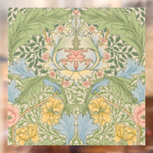 Wm Morris Myrtle Floral Art Nouveau Pastell