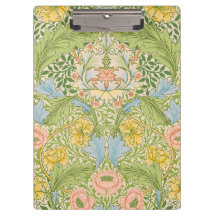 Wm Morris Myrtle Floral Art Nouveau Pastell