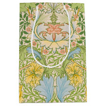 Wm Morris Myrtle Floral Art Nouveau Pastell