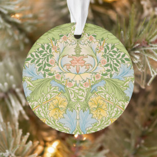 Wm Morris Myrtle Floral Art Nouveau Pastell Ornament