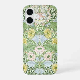 Wm Morris Myrtle Florale Art Nouveau Hell iPhone 16 Hülle