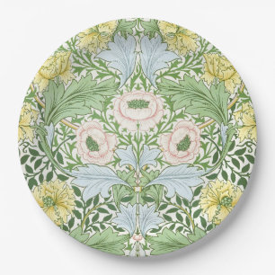 Wm Morris Myrtle Florale Art Nouveau Hell Pappteller