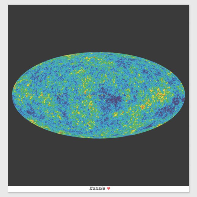 WMAP Microwave Anisotropy Probe Universe Map Aufkleber (Blatt)