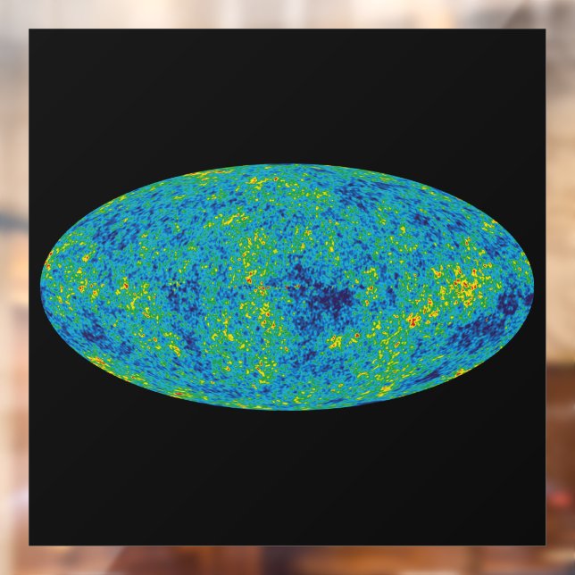 WMAP Microwave Anisotropy Probe Universe Map Fensteraufkleber (Blatt 2)