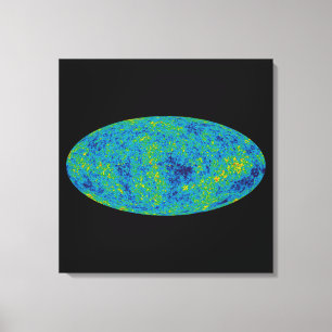 WMAP Microwave Anisotropy Probe Universe Map Leinwanddruck